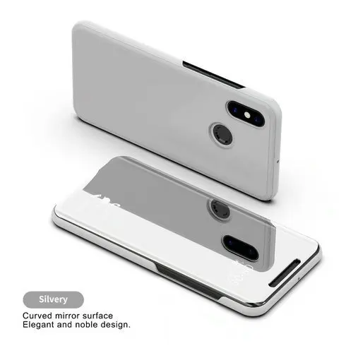 Sliver Магнитный флип-чехол для Xiaomi Redmi Note 5 5A 3 4X5 Plus 6 6A Pro S2 грязеотталкивающий роскошный зеркальный пластиковый чехол для телефона Fundas - Цвет: Sliver