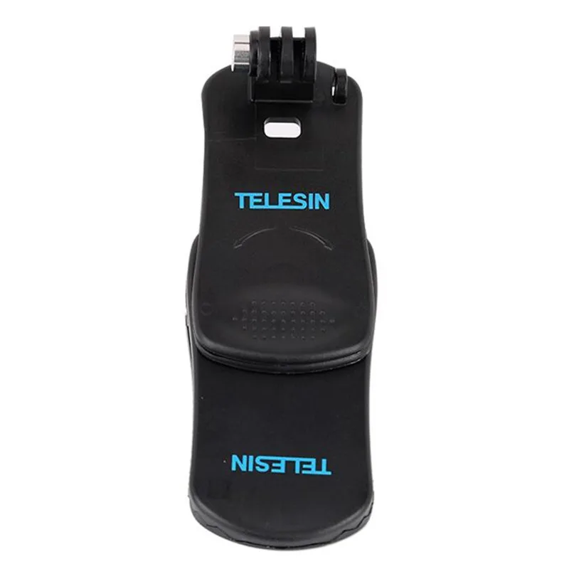 TELESIN экшн камера рюкзак зажим для GoPro Hero 6 5 4 3 360 поворотный Крепление Go Pro Xiaomi Yi 4K SJCAM