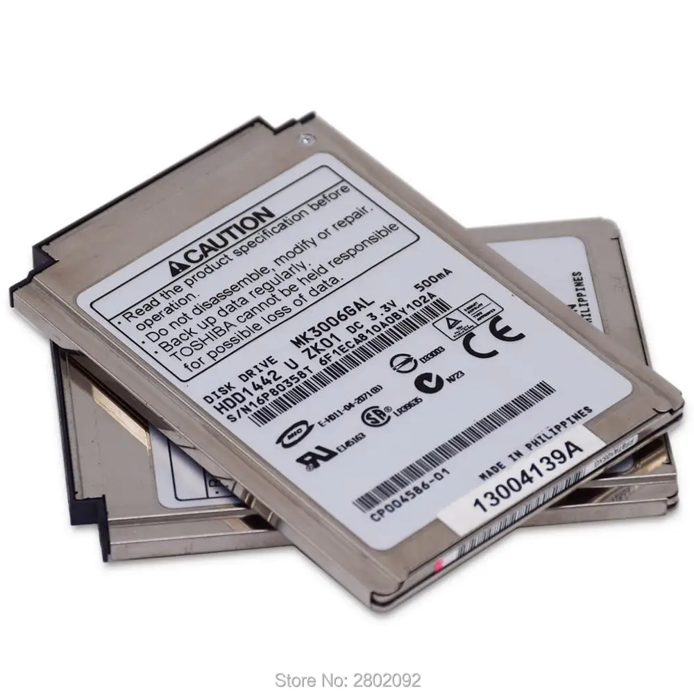 1," 30 Гб CF/PATA MK3006GAL жесткий диск для ноутбука Ipod Gen3 Gen4 фото U2 Замена MK2004GAL MK4007GAL