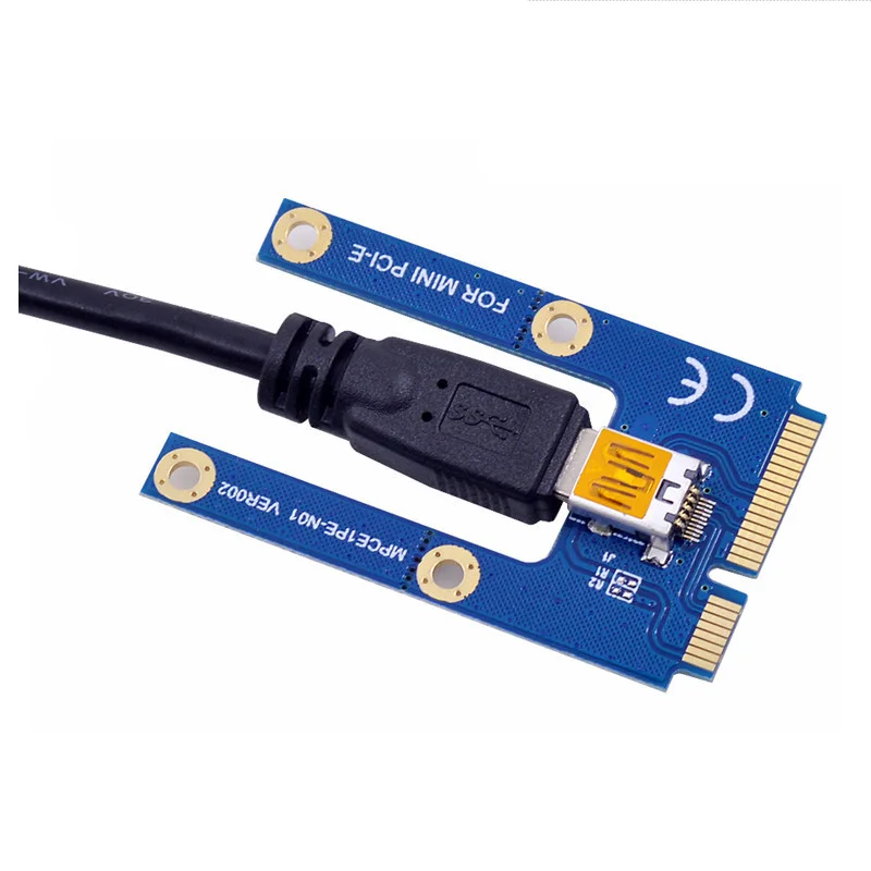 60 см USB 3 0 Mini PCI E к PCIe Express 1x до 16x расширитель Райзер адаптер карты SATA 6 контактный