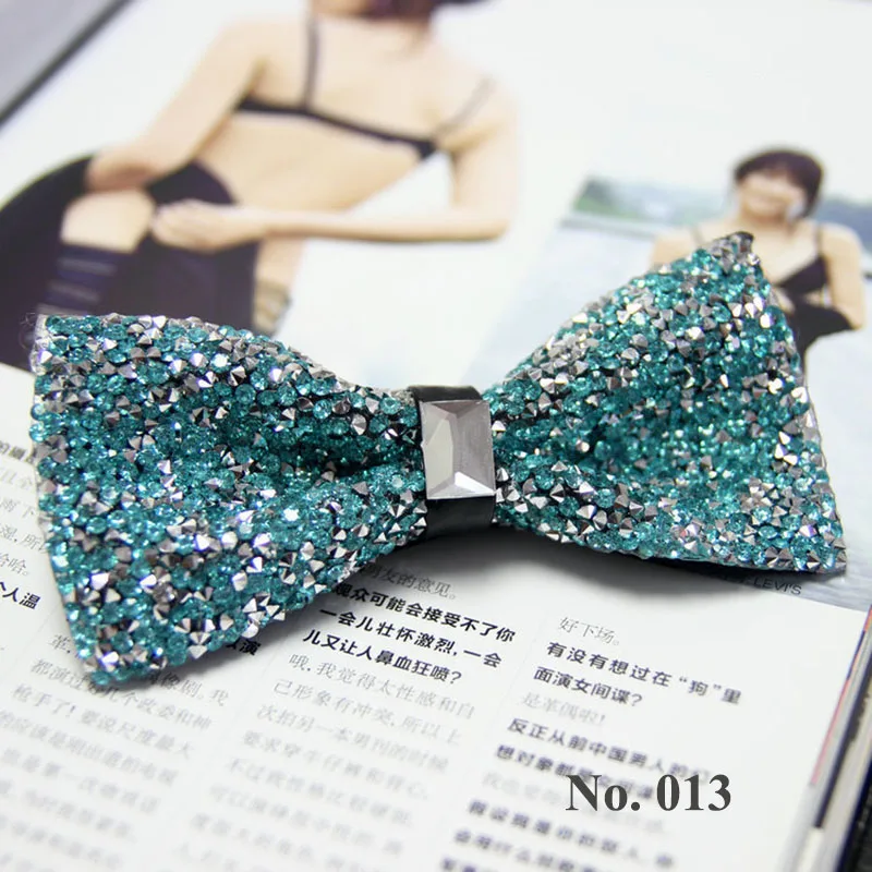 Фестиваль Рождество Pajaritas бабочка Имитация кристаллов Noeud Papillon Homme