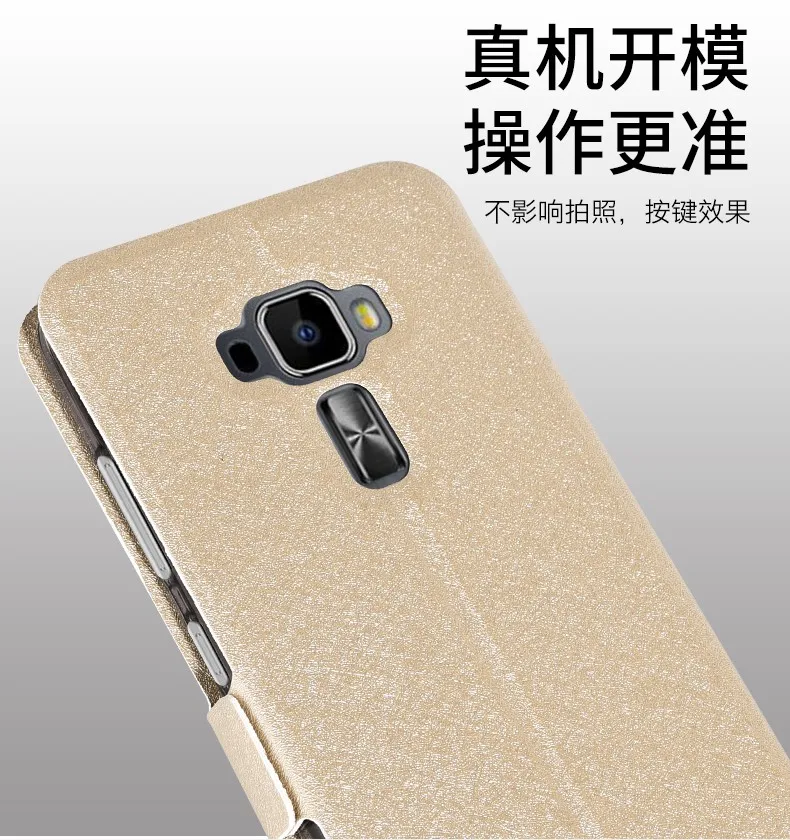 Роскошный флип чехол для ASUS Zenfone 3 ZE552KL ZE520KL с окошком из искусственной