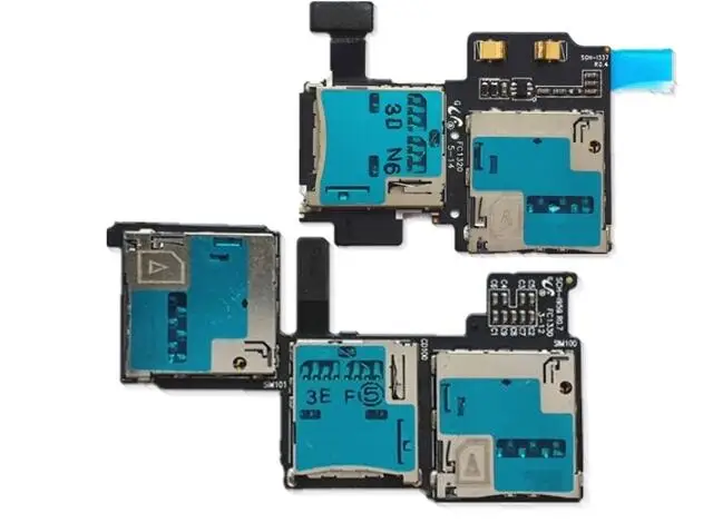 Для Samsung Galaxy S4 i9500 i9505 i9502 i9508 i337 i959 Micro SD слот Держатель слота считыватель гибкий