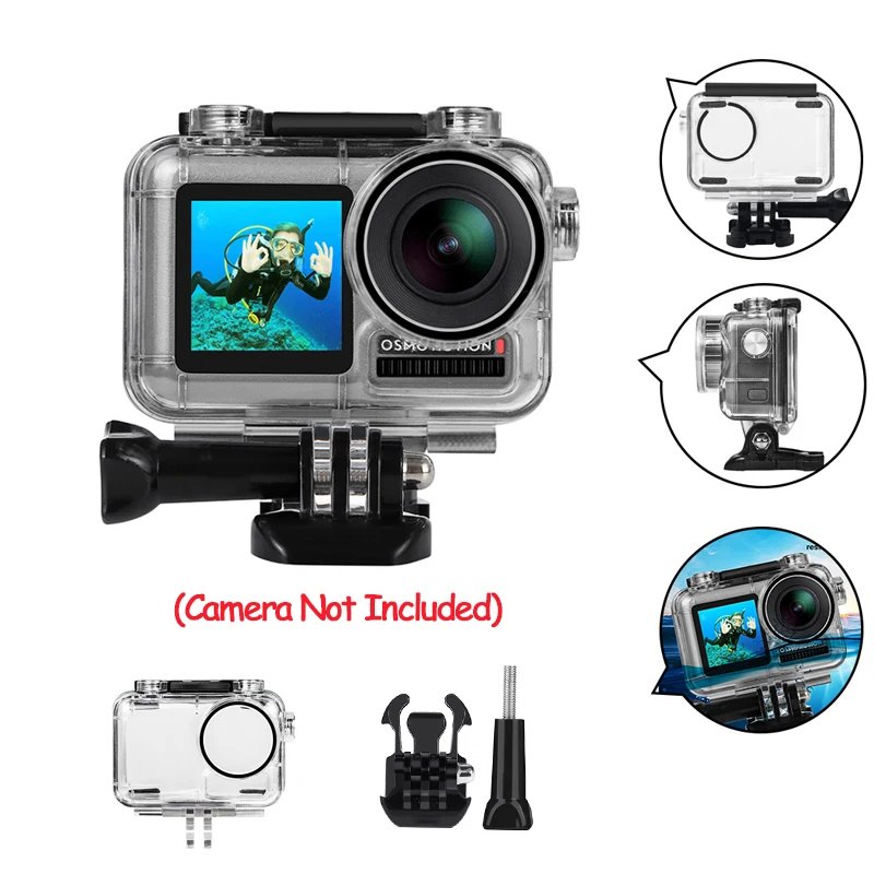 Водонепроницаемый корпус для экшн камеры DJI OSMO 40M аксессуары плавающая подводная