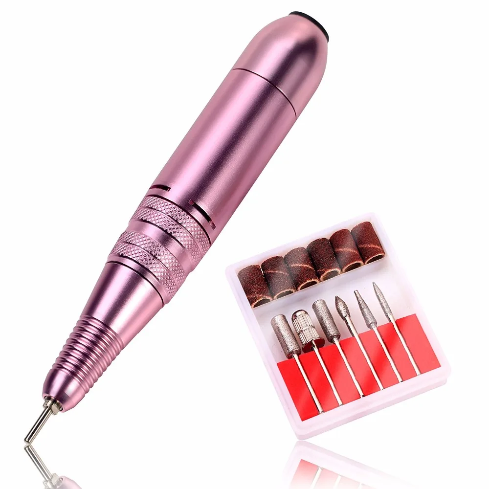Горячая Распродажа электрическая машинка для маникюра ручка портативная пилка