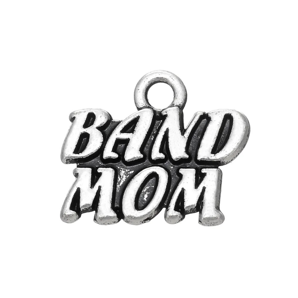 Моя форма 30 шт фестиваль подарок слово Band MOM Подвески ювелирные изделия для Для женщин
