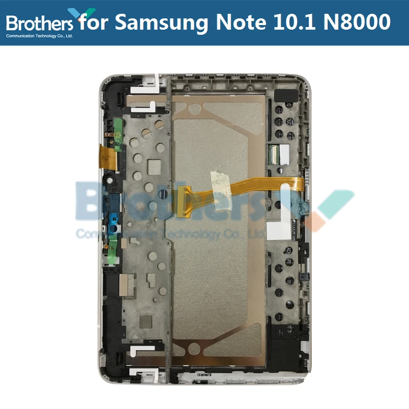 Lcd для samsung Galaxy Note 10,1 N8000 N8010 lcd дисплей с рамкой кодирующий преобразователь сенсорного экрана в сборе N8000 N8010 Tablet lcd AAA