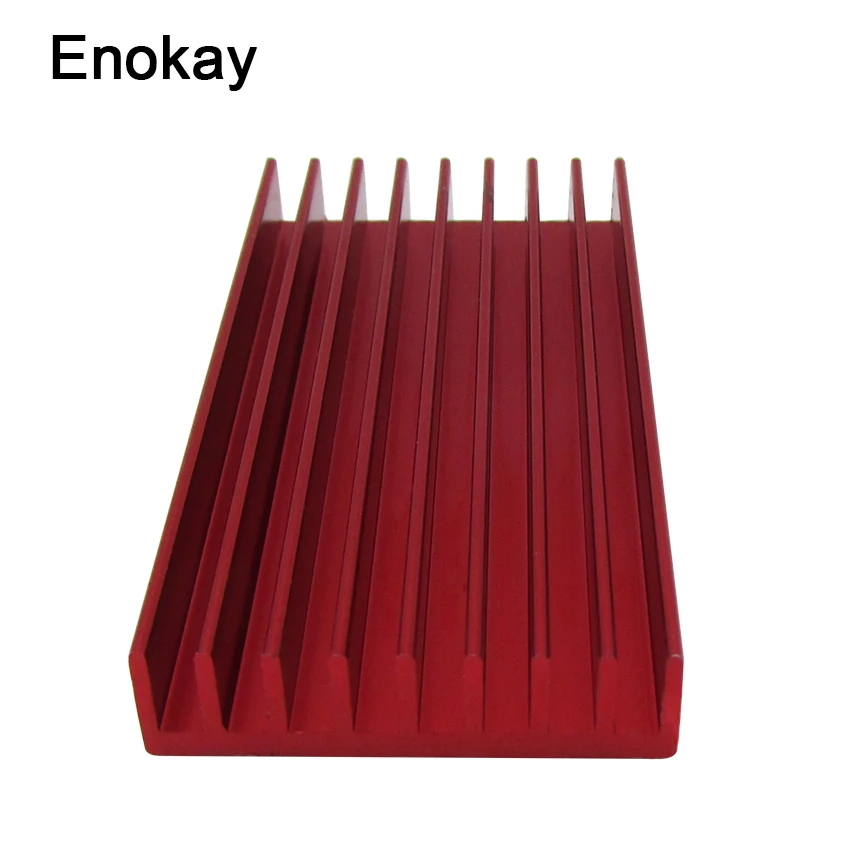 Оптовая продажа 2 шт. 60x30x8 мм BTC USB ASIC радиатор охлаждения RED Bitfury алюминиевый