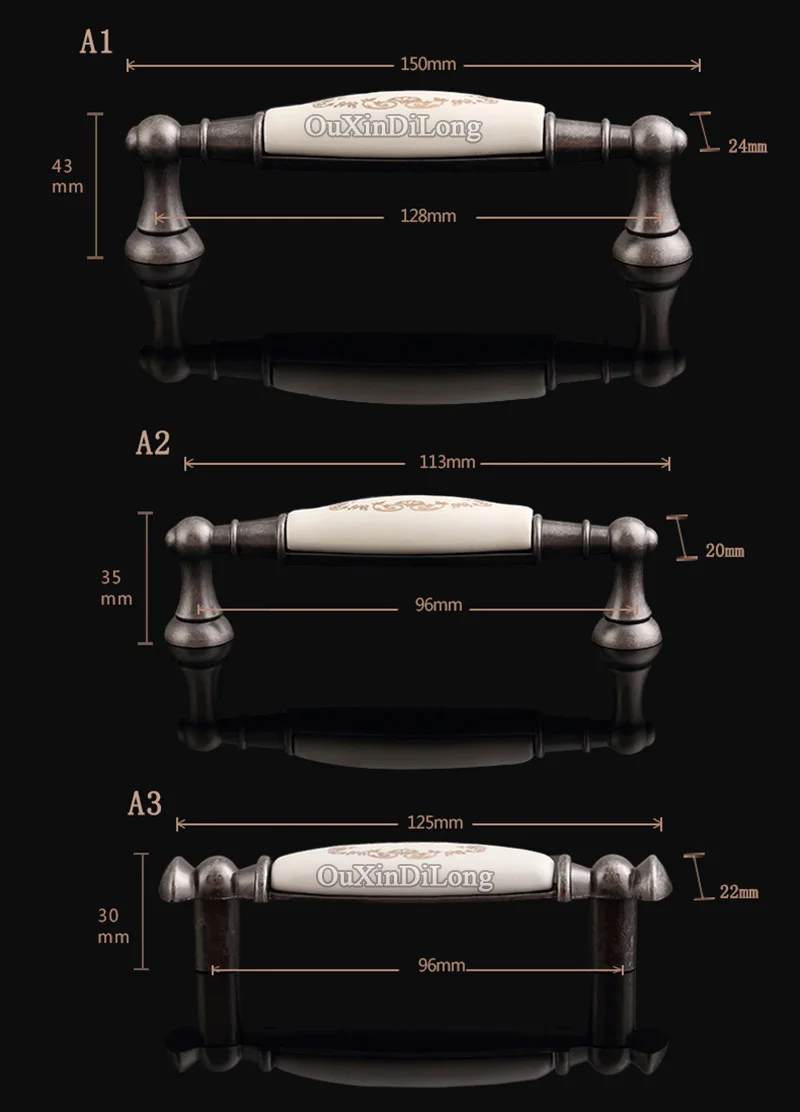 Новые ручки и для кухонной мебели с керамическим принтом 10 шт.|handles and knobs|cabinet pull