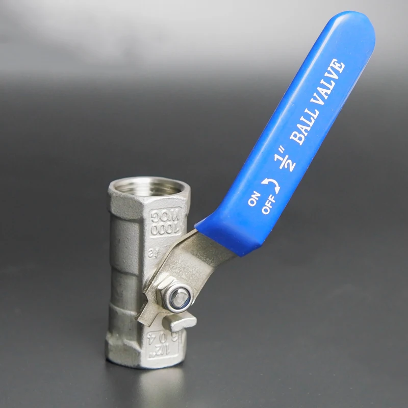Резьба BSP 3/8 &quotиз нержавеющей стали 304 1 шт. шаровой клапан с пониженным отверстием