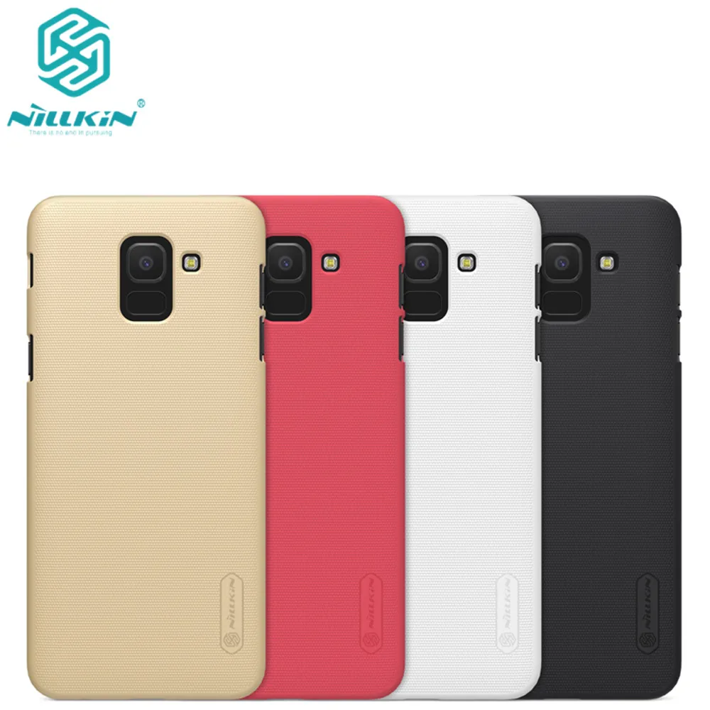 10 шт./лот оптовая продажа Nillkin Супер Матовый Защитный чехол для Samsung Galaxy J6 2018 J600G