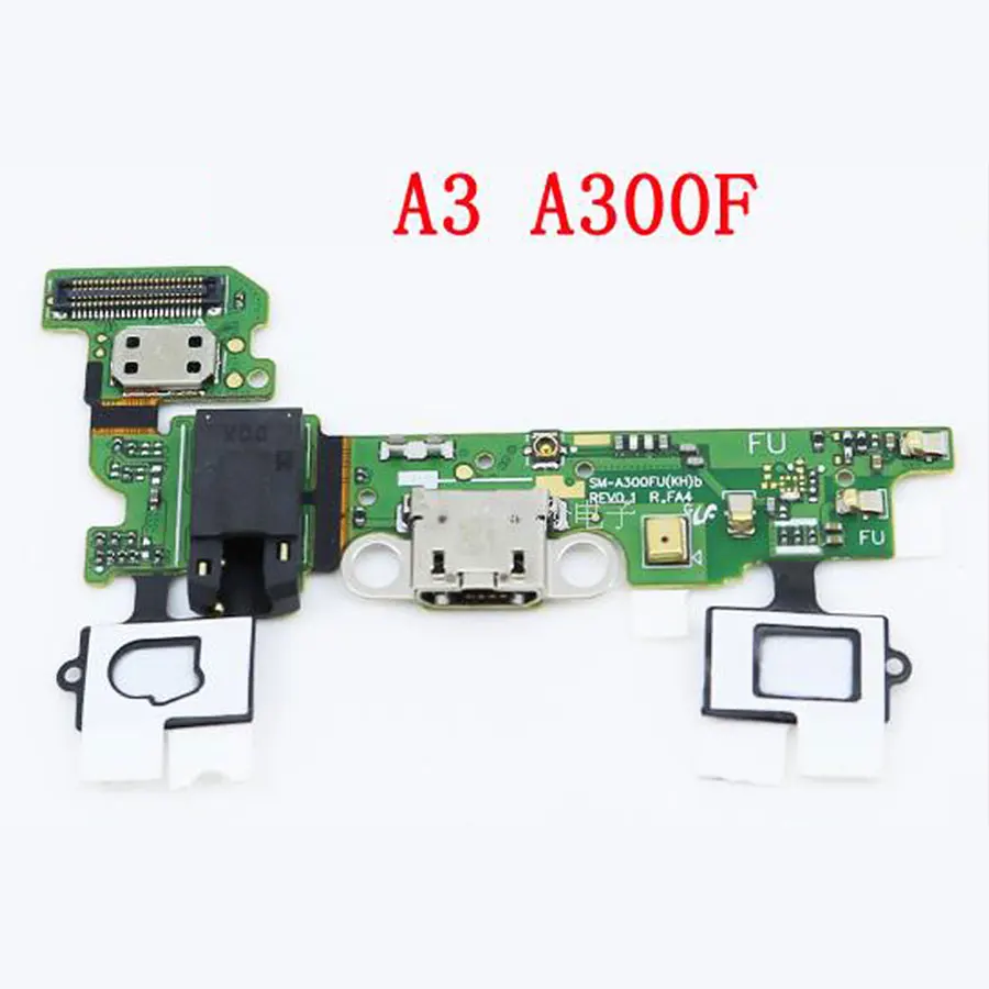 A3 A300F Микро-зарядка через usb Нижняя плата для Samsung Galaxy A3 A5 A7 A8 A9 док-станция шлейф разъема для наушников кабель A300F A500F A700F A910F - Цвет: A3 A300F