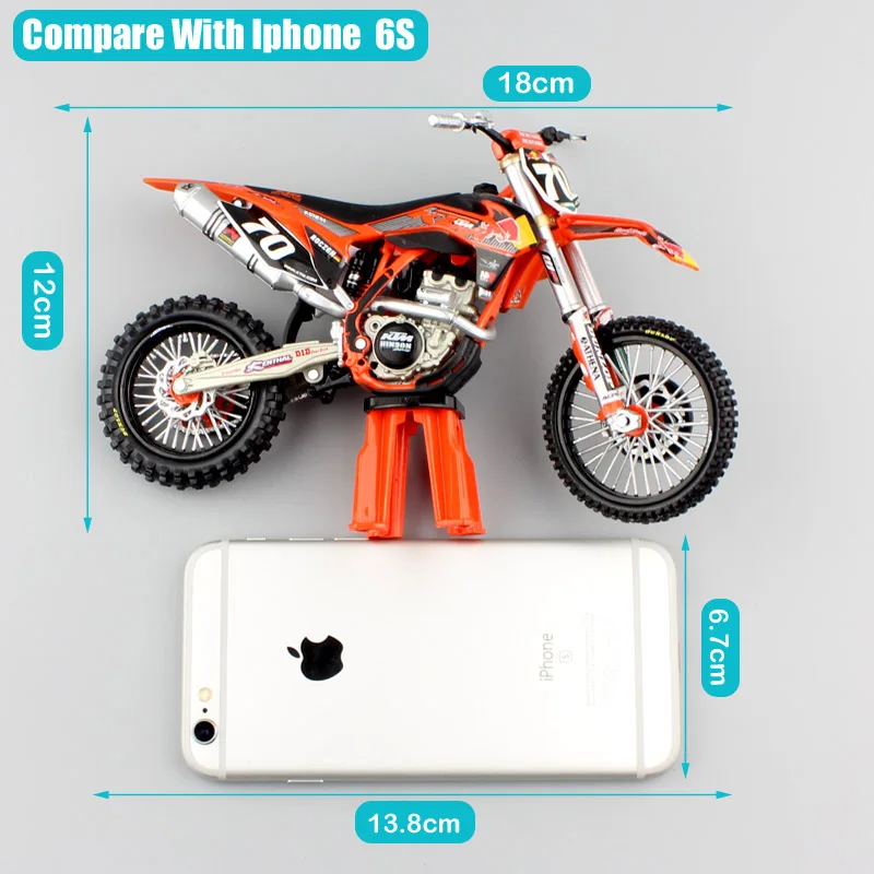 1/12 весы 2012 KTM 250 SX-F № 70 racer Кен Роксен напитка red bull от производителя мотоцикла dirt bike игрушечные машинки модели Enduro