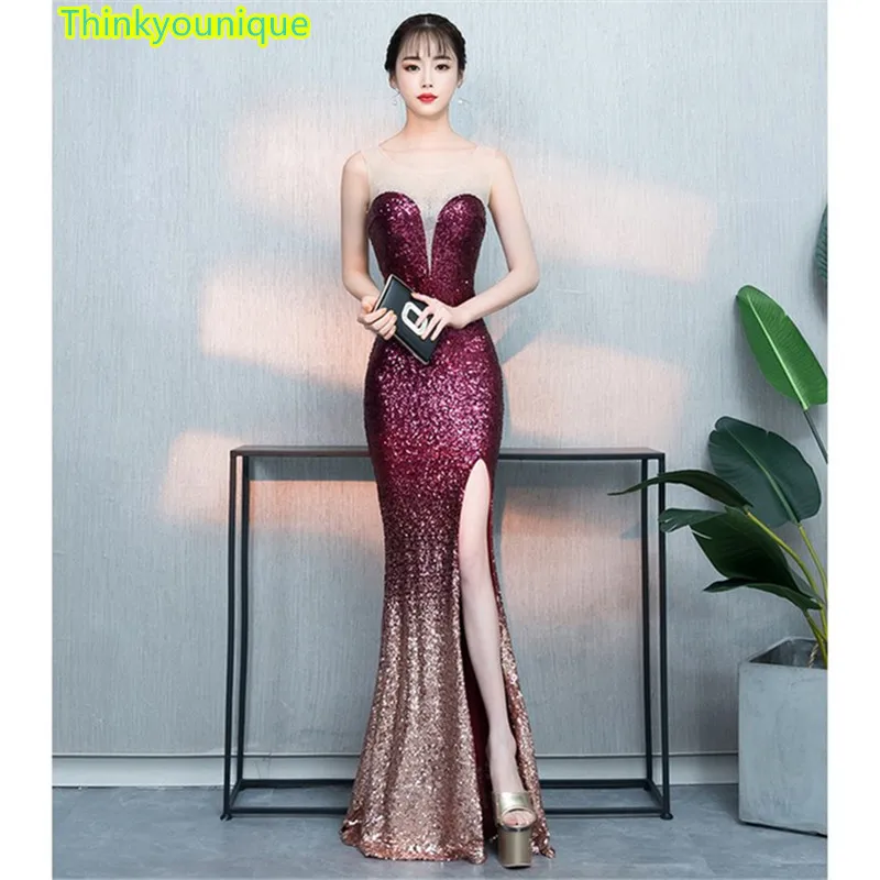 

Party Gown Formal Long Evening dresses vestido de festa longo robe de soiree vestidos de novia abendkleider Mermaid dress SM022