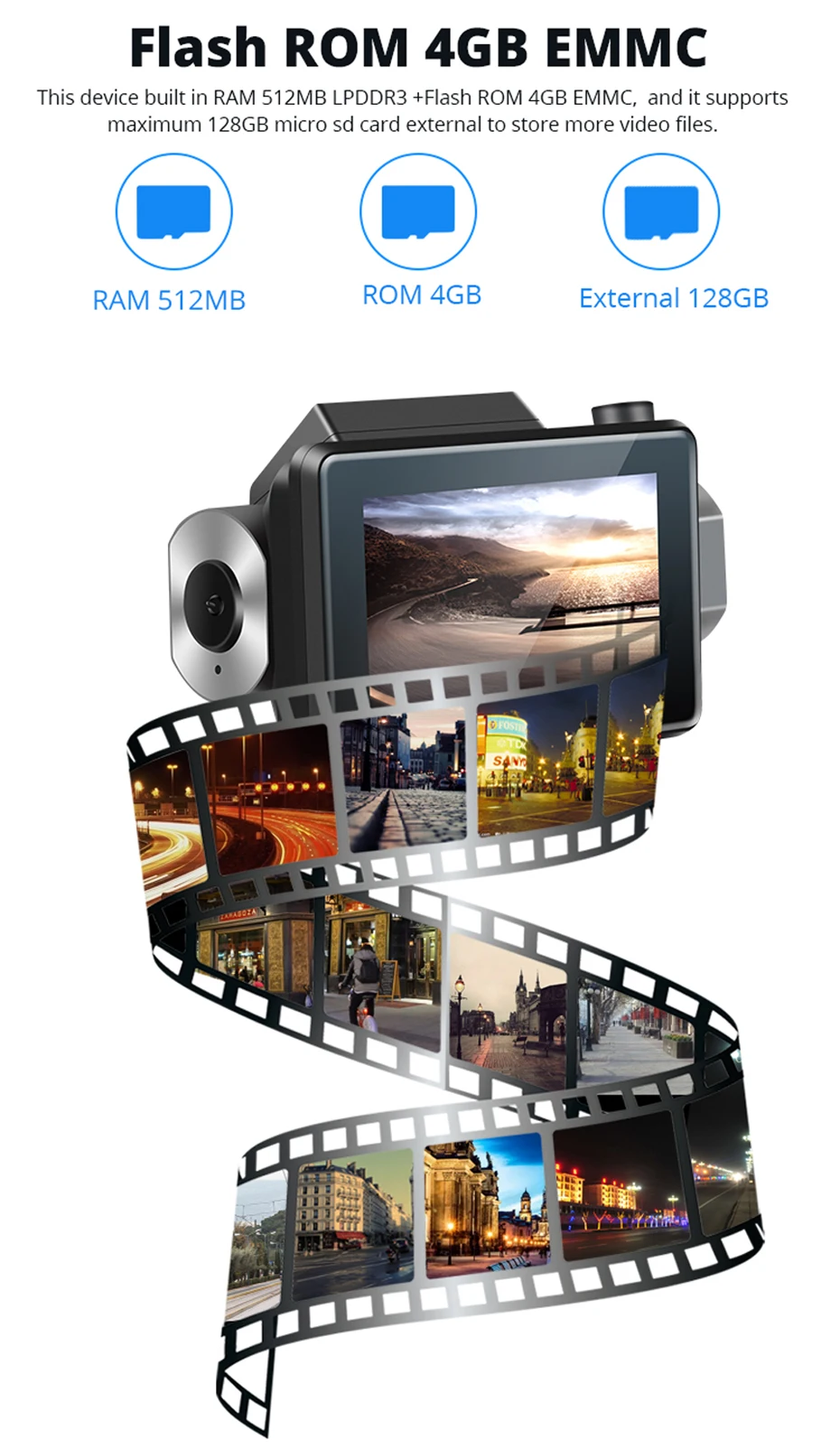 Phisung K9 dash cam pro 3g Автомобильный видеорегистратор с Android gps log двойной объектив 1080p видеорегистратор era wifi автомобильный видеорегистратор