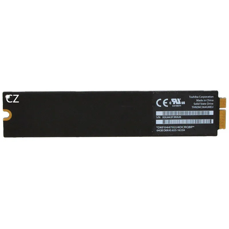Оригинальный твердотельный накопитель A1369 A1370 2010 2011 года SSD для Macbook Air 64 Гб 128 ГБ 256