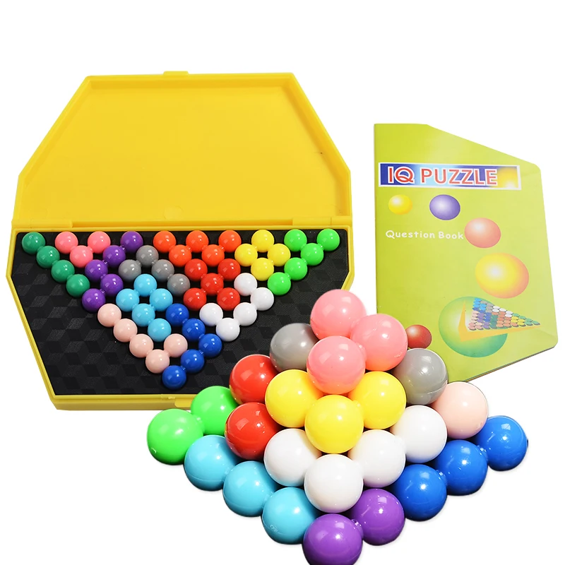 Головоломка IQ Logic Pyramid Beads 3D развивающая игра для детей и взрослых|toy car plastic wheels|toys