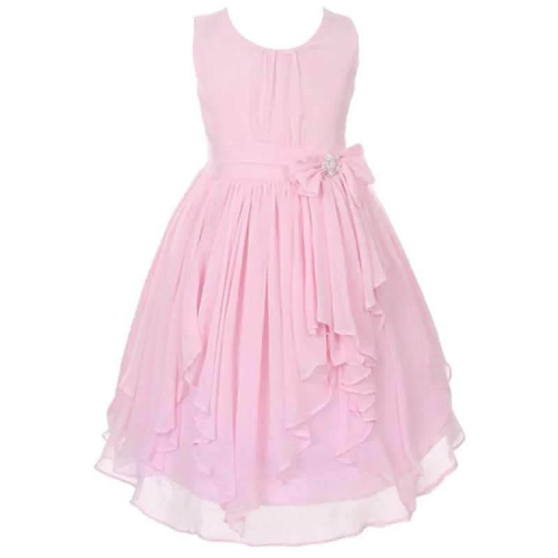Платье без рукавов для девочек на лето детское платье свадьбу | Детская одежда и