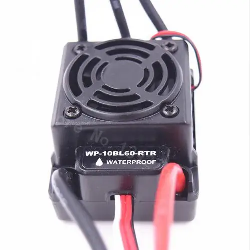 60A водонепроницаемый бесщеточный ESC Регулятор скорости 2 3S Lipo NiMH 6V/3A подходит для