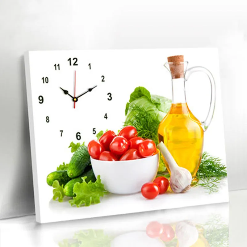 Настенные часы для кухни, современный дизайн, цифровые настенные часы, домашний декор, винтажные часы, антикварные,, товары, художественные картины - Цвет: Type 13