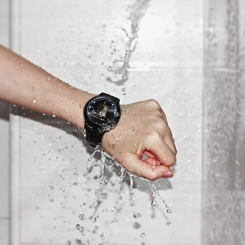 The death note cartoon logo L animation LED touch screen waterproof watches | Наручные часы