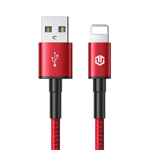 TIEGEM usb кабель для iphone Xs max Xr X 8 7 6 plus 6s 5 s plus ipad mini Кабели быстрой зарядки шнур зарядного устройства для мобильного телефона - Цвет: Красный