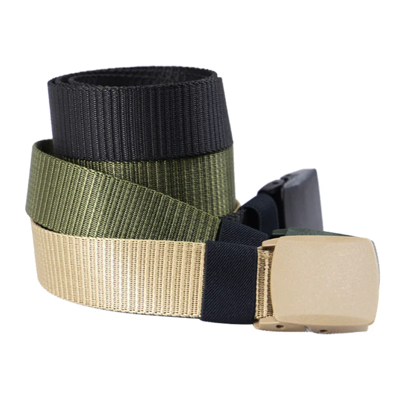2016123 unisex travel Prevent allergy non metal polyformaldehyde belt no need airport take off camo REAL nylon 130cm | Аксессуары для