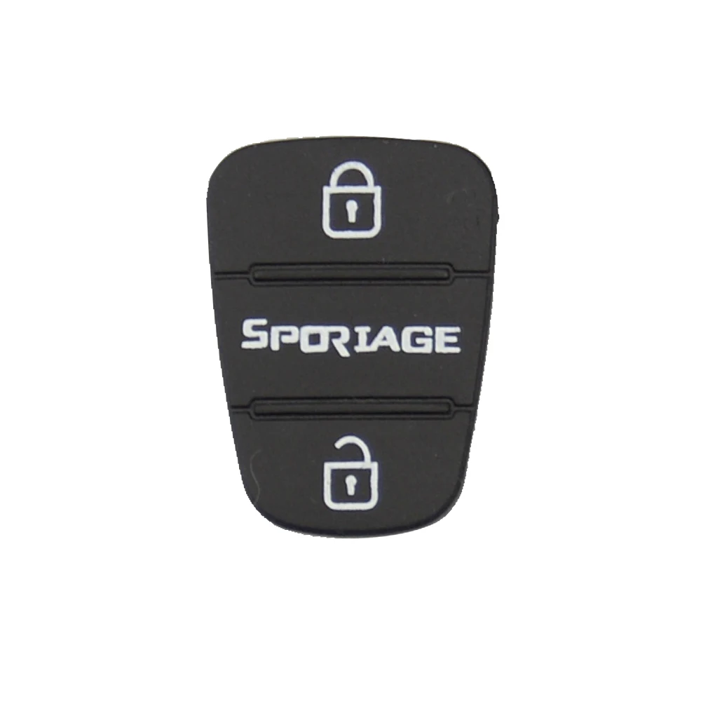 OkeyTech для hyundai Picanto Solaris RIO Sportage Elantra для Kia Verna 3 кнопки флип складной чехол для дистанционного ключа от машины резиновые прокладки - Цвет: SPORIAGE