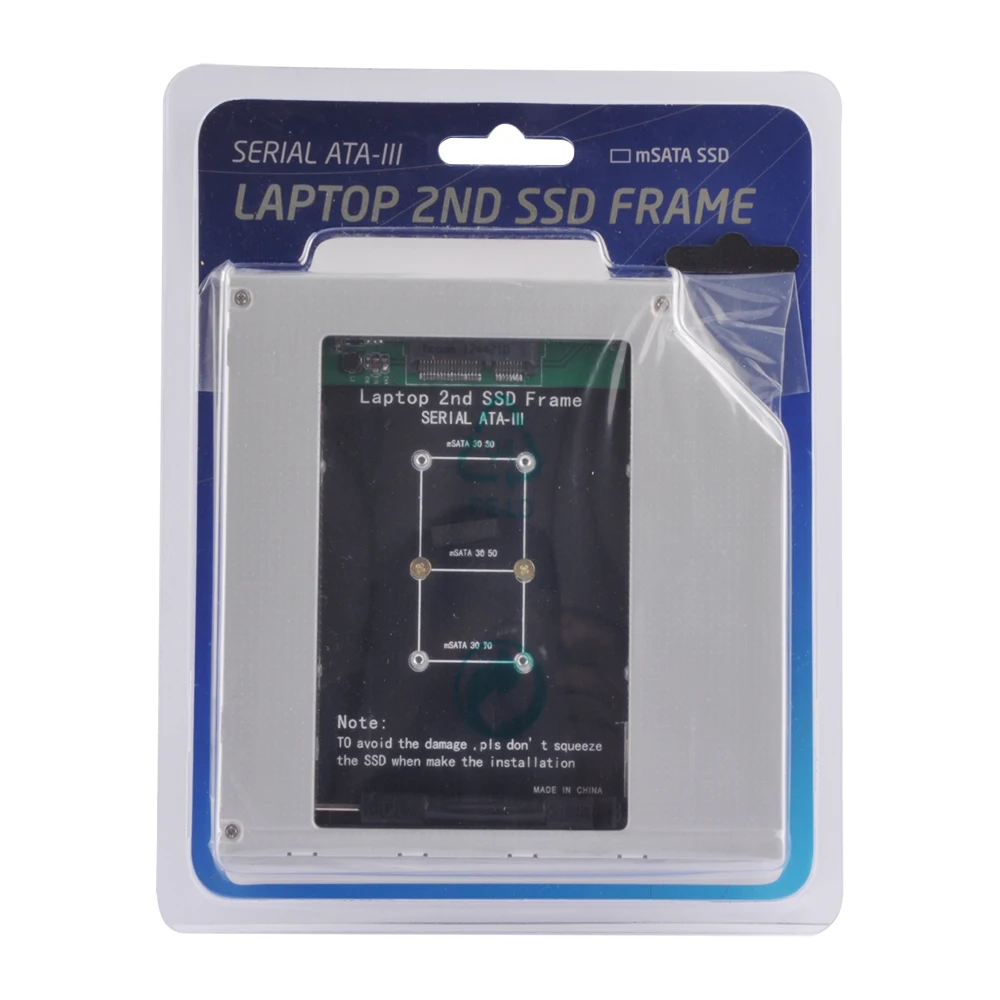 DeepFox 2nd Caddy 9, 5  SATA  mSATA 3, 0 SSD  HDD    DVD/CD-ROM
