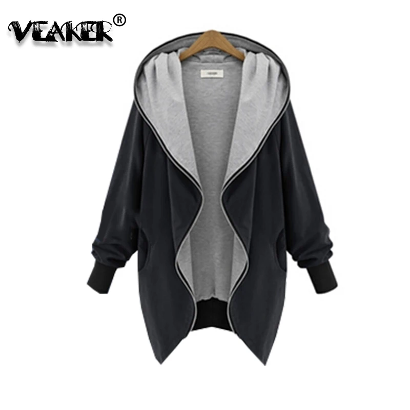 Новинка 2018 Женская Повседневная куртка с капюшоном осенняя верхняя одежда на