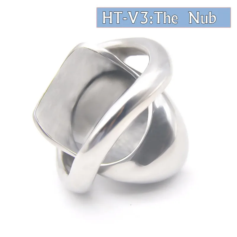 Мужской Пояс верности The Nub of HT V3 из нержавеющей стали мини клетка с кольцами на