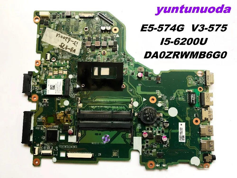 

Оригинальная материнская плата для ноутбука ACER Φ, DA0ZRWMB6G0, протестирована, хорошая Бесплатная доставка
