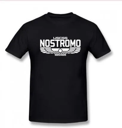 Повседневная футболка USCSS Nostromo 180286 корабль логотип мужская фильм Sci Fi Рипли