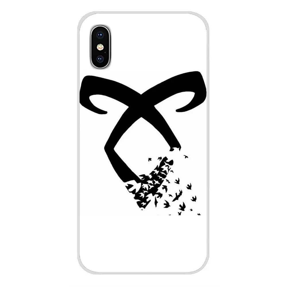 SHADOWHUNTERS ангельская Руна для Apple iPhone X XR XS MAX 4 4S 5 5S 5C SE 6 6S 7 8 Plus ipod touch прозрачный чехол