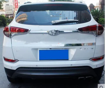 Для Hyundai Tucson 2015 2016 2017 автомобильный аксессуар ABS Задняя Крышка багажника |