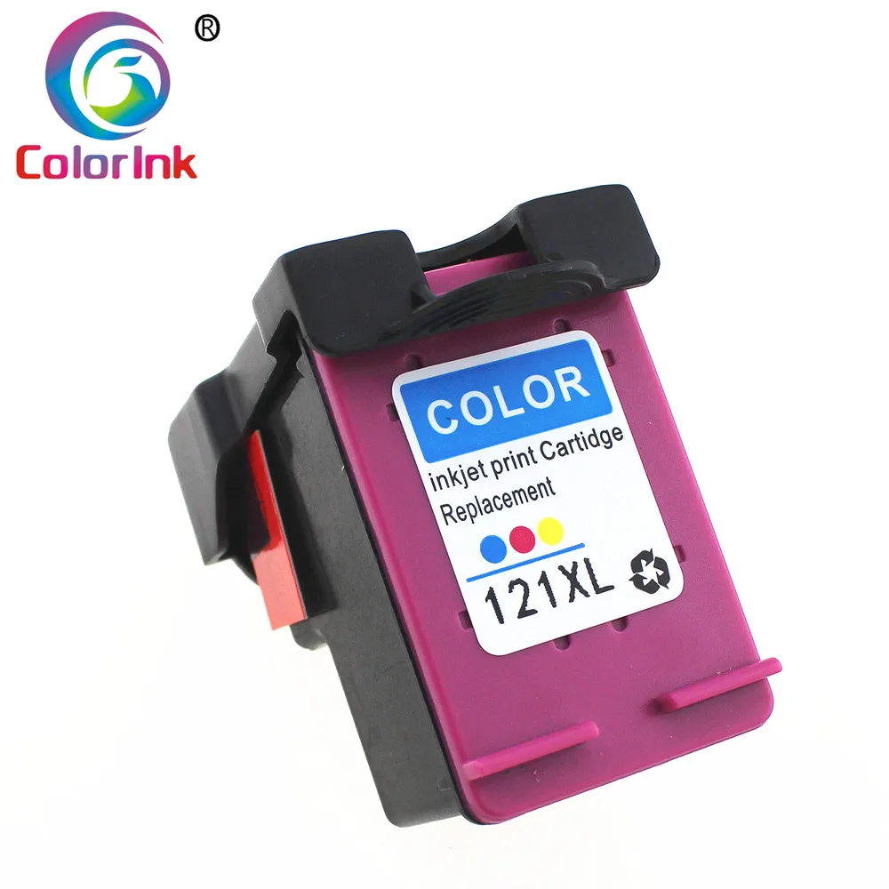 ColoInk 2 шт 121XL замена чернил для hp 121 XL картридж Deskjet D2563 F4283 F2423 F2483 F2493 F4213 F4275