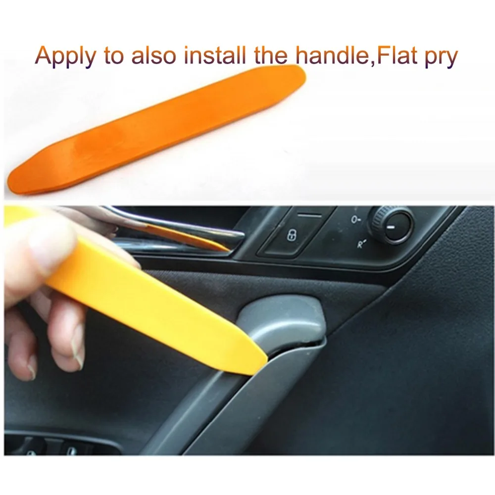 12pcs Plastic Car Panel Remove Kits Auto Radio Door Clip Trim Dash Audio Removal Installer Pry Repairing Vehicle Tools K01 |