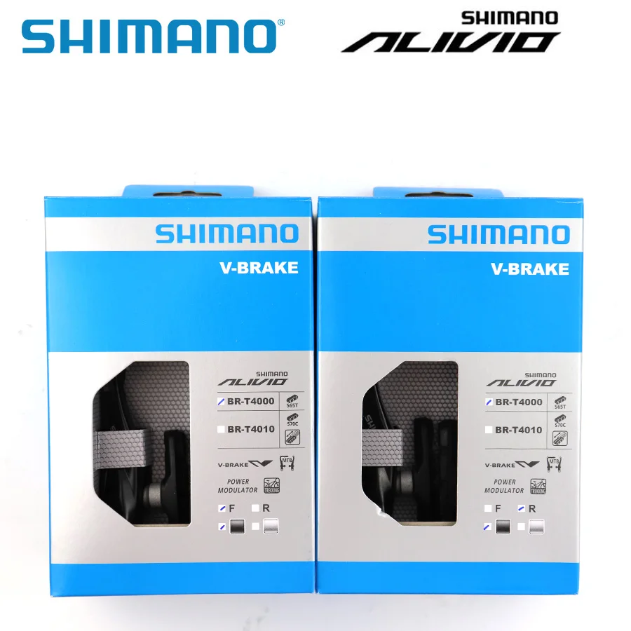 Shimano ALIVIO BR T4000 BR-T4000 оригинальная коробка v-тормоза рычаг тормоза горный велосипед тормоза дорожные велосипеды V тормоза запчасти для велосипеда