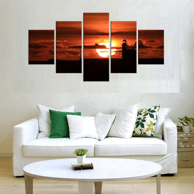5 шт. Бесплатная доставка Современная Художественная живопись настенная картины