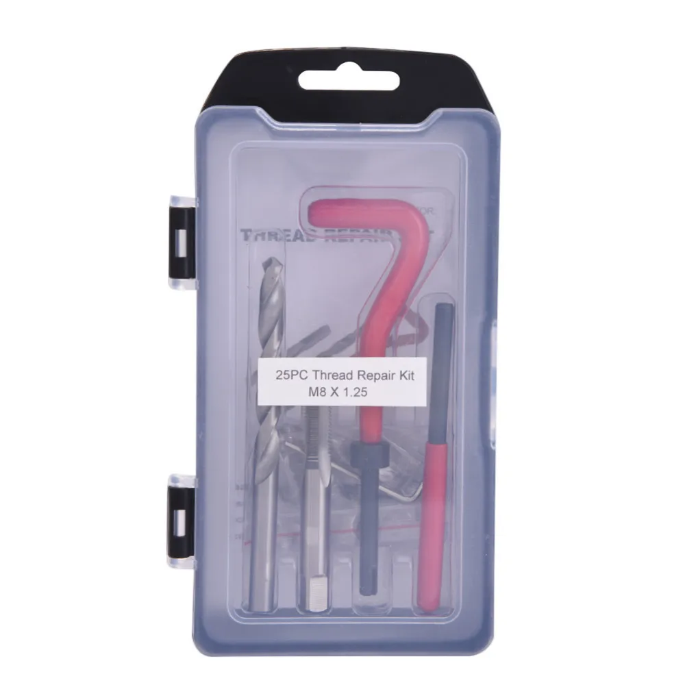 Mr Cartool 25 шт M8x1.25 вставить нить Установка Инструменты для ремонта автомобилей