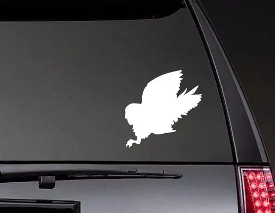 

Lively Owl Bird Car Body Stickers Car Window Stickers Waterproof Unique ZP0335
