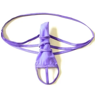 Мужские Трусы-стринги сексуальное нижнее белье для геев с вырезом в форме яйца