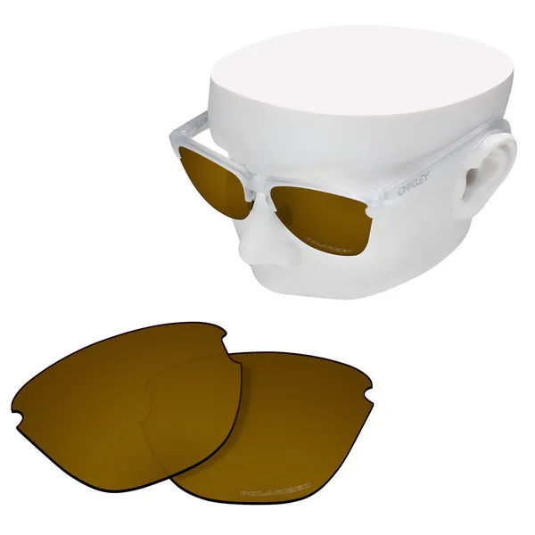 Peace Gold OOWLIT Анти-Царапины Сменные линзы для-солнцезащитные очки Oakley Frogskins Lite OO9374 травления поляризованных солнцезащитных очков - Цвет линз: Peace Gold