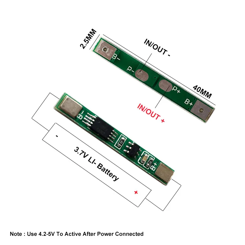2 шт. защитная плата PCB для литий ионных аккумуляторов 3 7 18650 В А PCM BMS MOS 8505A