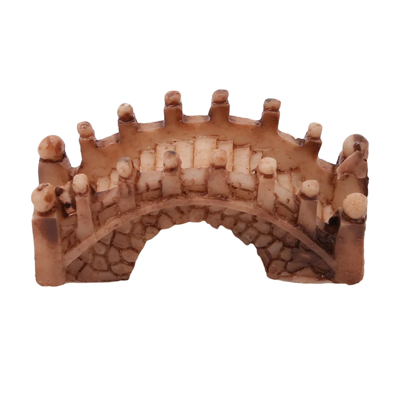 Украшение для дома и сада милая маленькая модель арочного моста игрушки куклы