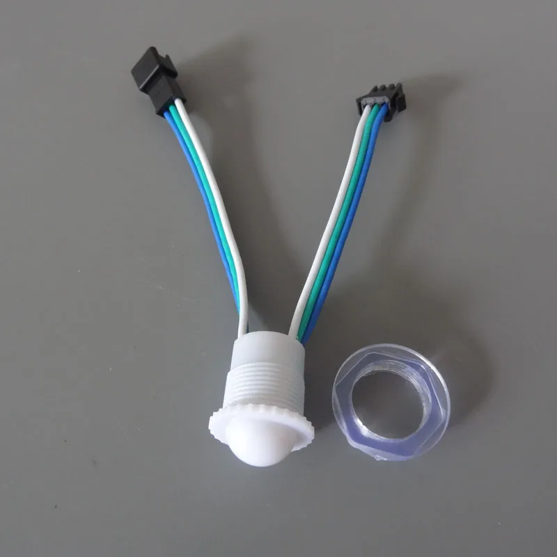 DC5V ws2811IC 5050SMD1 светодиодный цифровой светильник RGB диаметр 16 мм