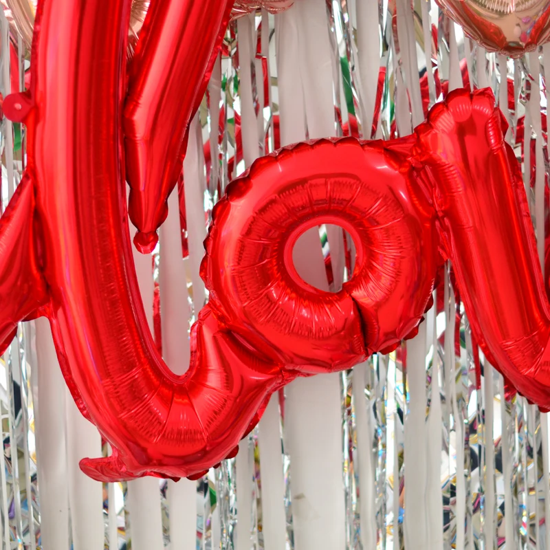 Воздушные шары из фольги 1 шт. надувные для вечеринки на День святого Валентина