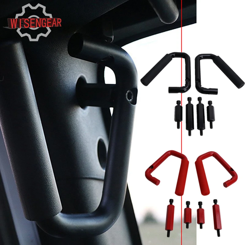 1 пара передняя рукоятка для Jeep Wrangler JK 2/4 2007 2017|jeep wrangler handle|roll bar handlesjeep jk handle |