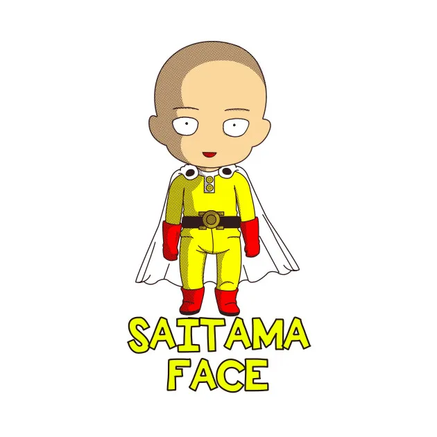 ONE PUNCH-MAN Saitama face футболка унисекс и женские облегающие Новые Топы футболки новые