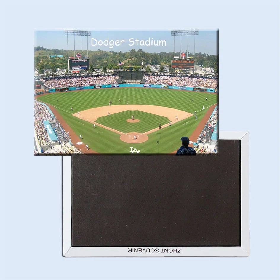 

Dodger Stadium Los Angeles City Souvenir Magnets 21374 Photo of city